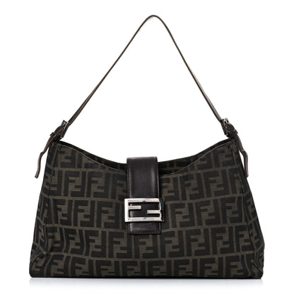 Fendi Zucca Hobo Tobacco 1 of 33