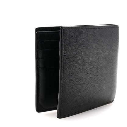 Burberry Grained Calfskin Embossed Logo Bi-Fold Wallet Black 3 of 6