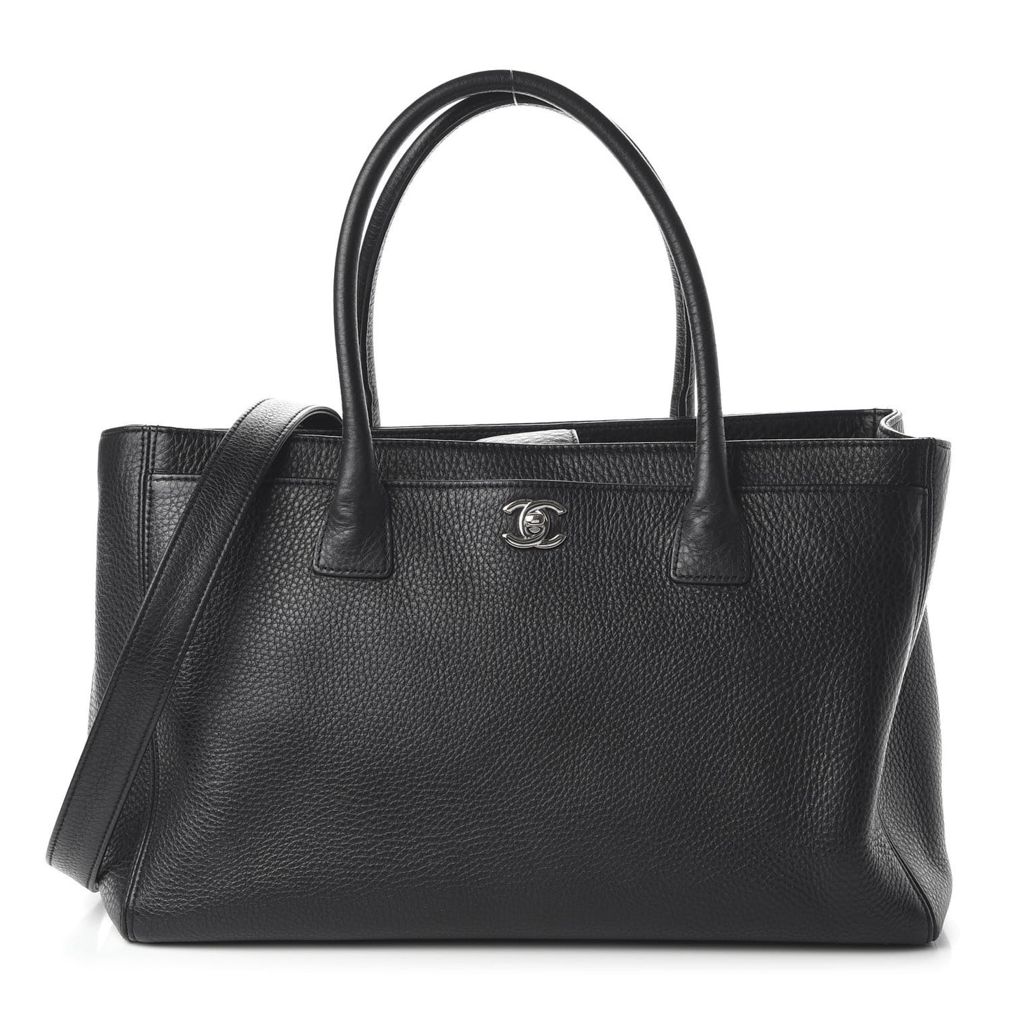 Deerskin Cerf Executive Shopper Tote Black