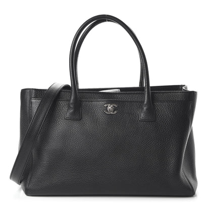 Chanel Deerskin Cerf Executive Shopper Tote Black 1 of 10