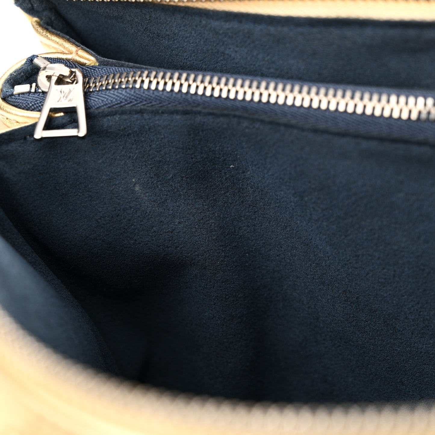 Lambskin Embossed Monogram Coussin PM Gold