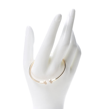 Tiffany 18K Rose Gold T Wire Bracelet 2 of 5