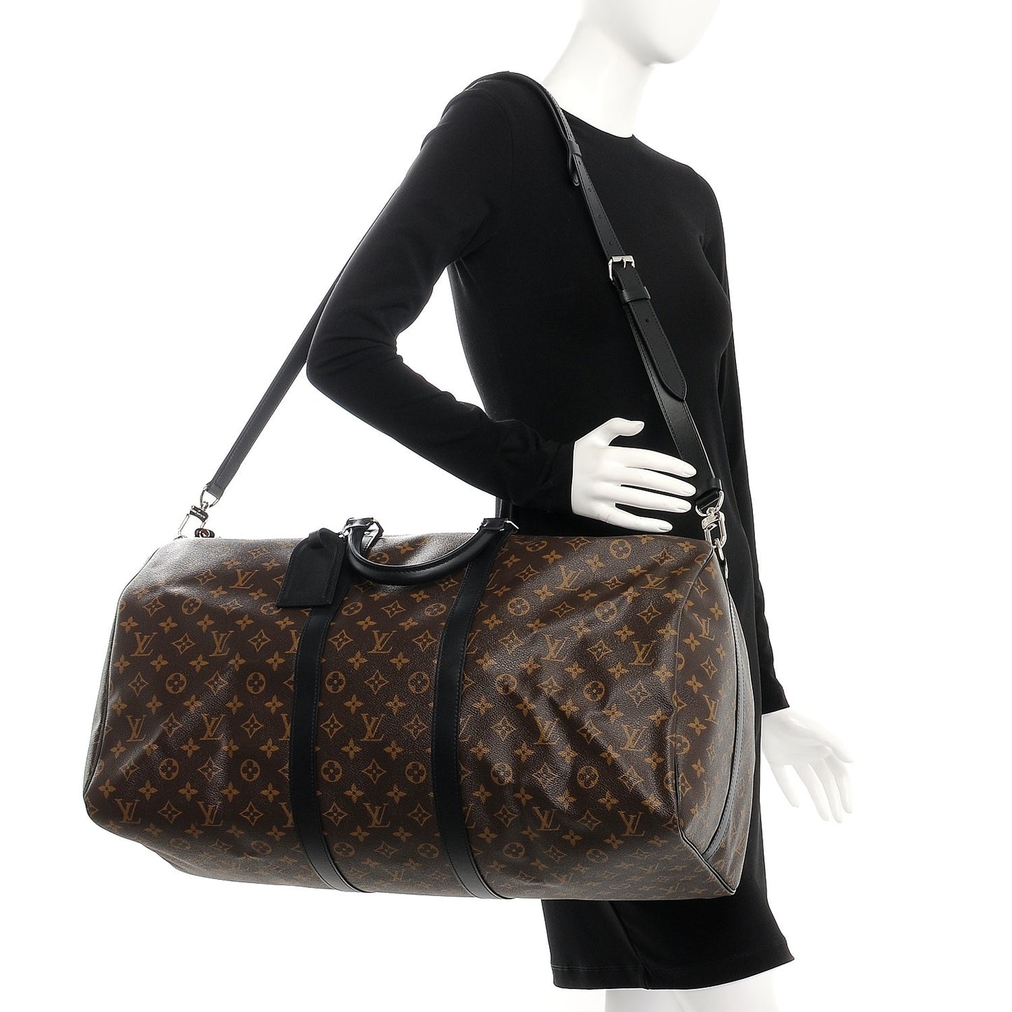 Monogram Macassar Keepall Bandouliere 55