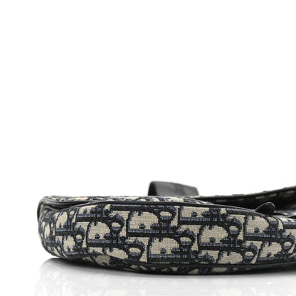 Christian Dior Oblique Mens Saddle Bag Blue 7 of 9