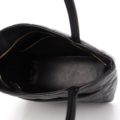 Chanel Caviar Quilted Medallion Tote Black 5 of 12