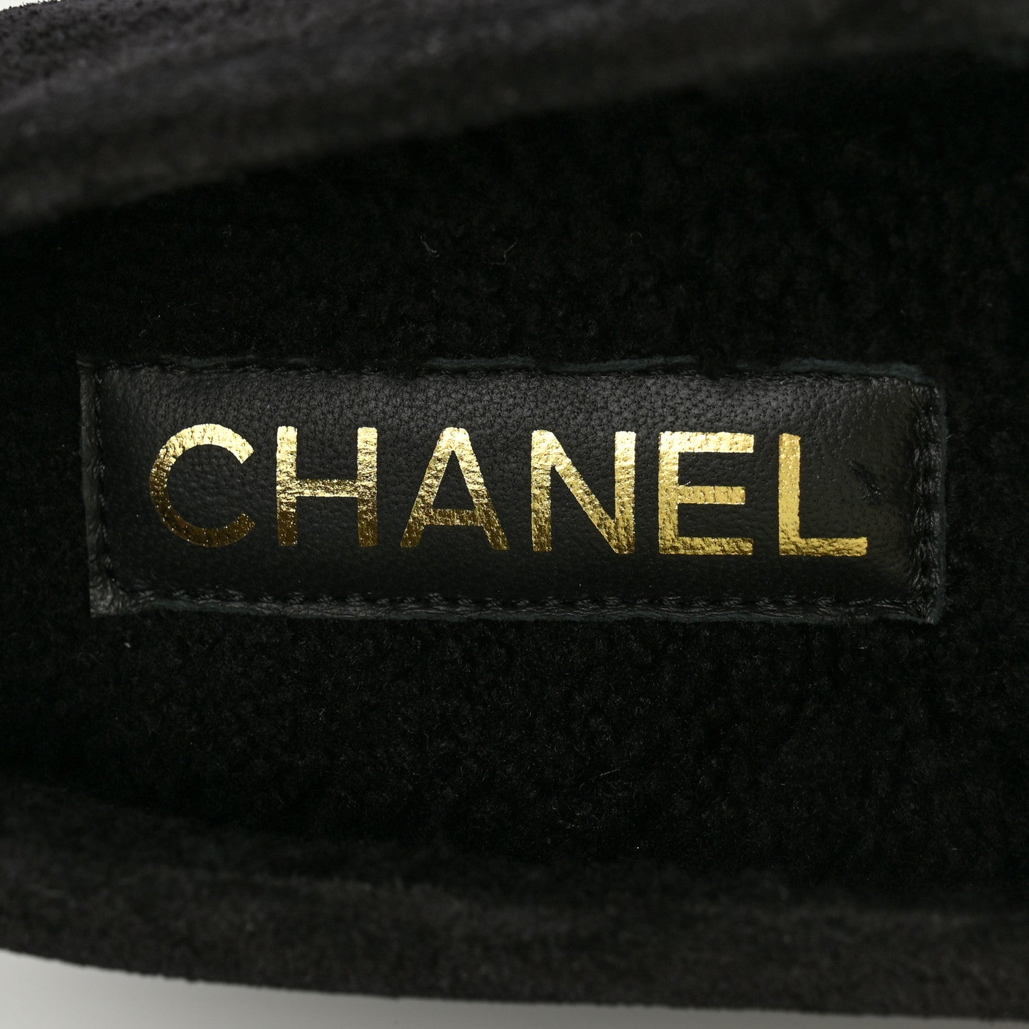 Chanel Suede Calfskin CC Loafers 36 Black 6 of 9