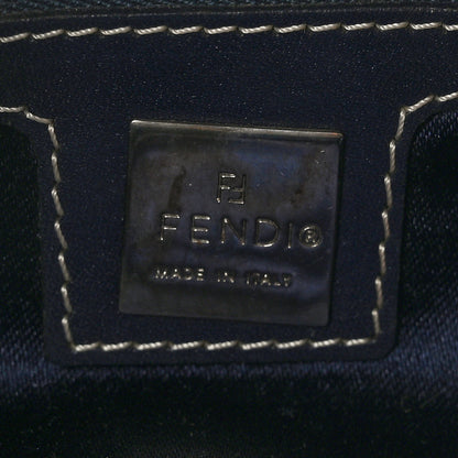 Fendi Zucchino Baguette Navy 6 of 9