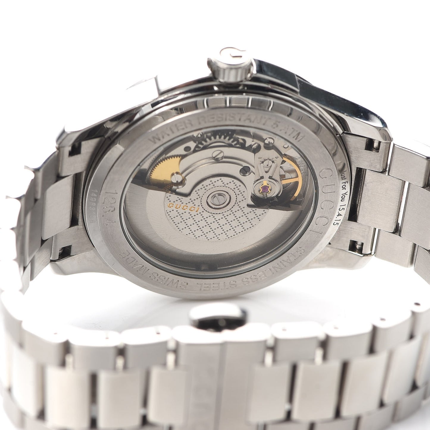 Stainless Steel 38mm G-Timeless Automatic Watch Black