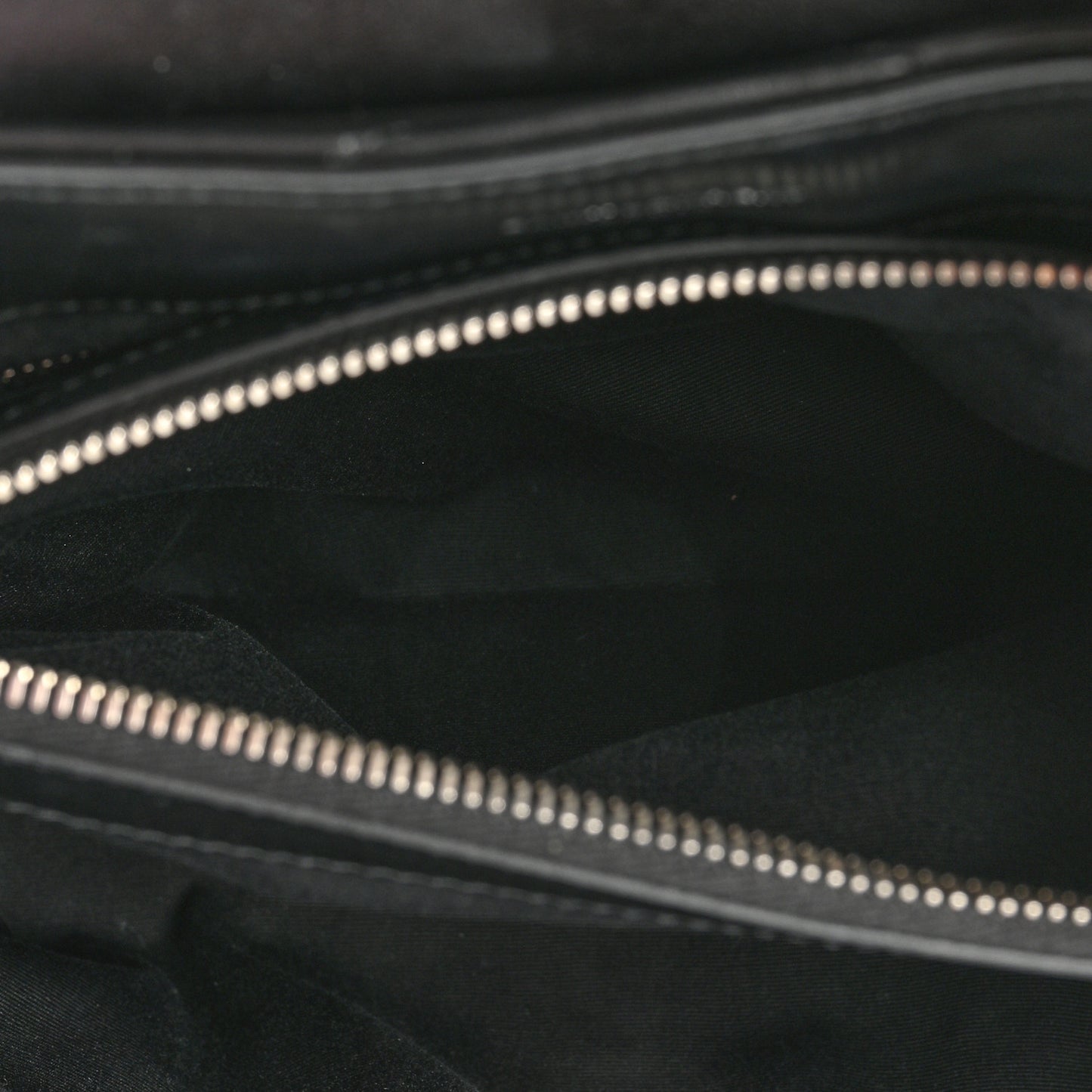 Calfskin Y Quilted Monogram Medium Loulou Chain Satchel Black