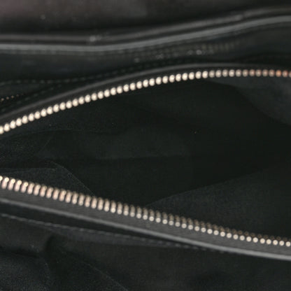 Saint Laurent Calfskin Y Quilted Monogram Medium Loulou Chain Satchel Black 5 of 13