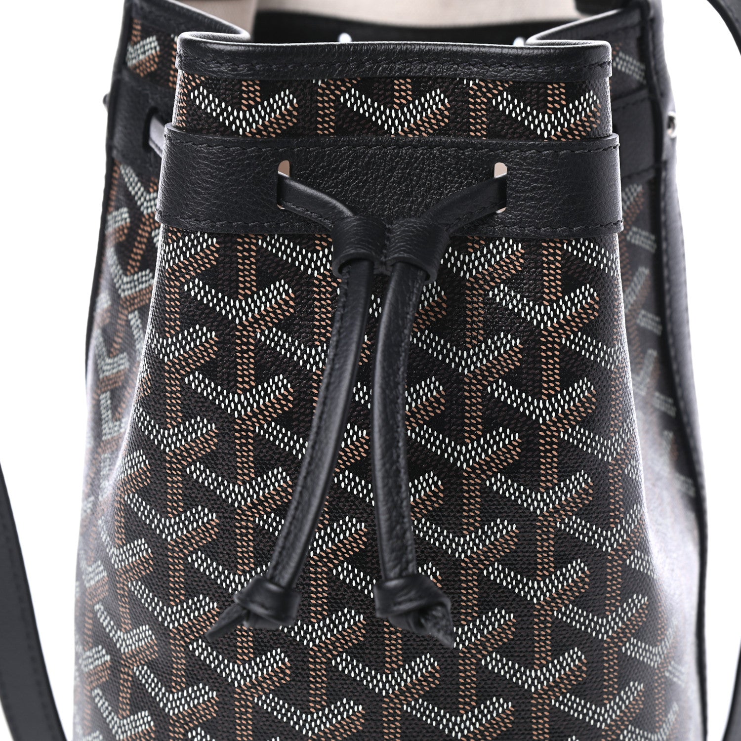 Goyard Goyardine Petit Flot Bucket Bag PM Black 7 of 9