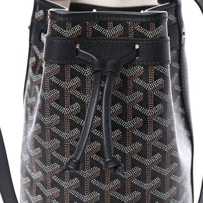 Goyard Goyardine Petit Flot Bucket Bag PM Black 7 of 9