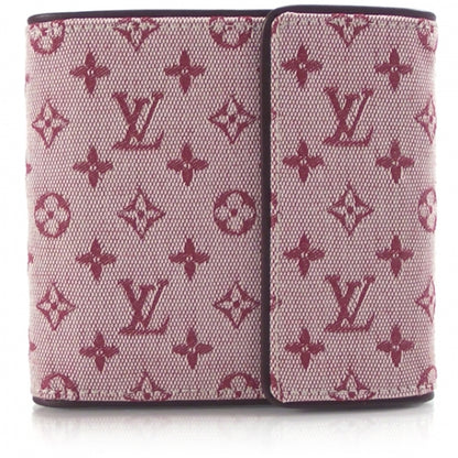 Louis Vuitton Mini Monogram Billfold Coin Purse Wallet Cherry 1 of 7