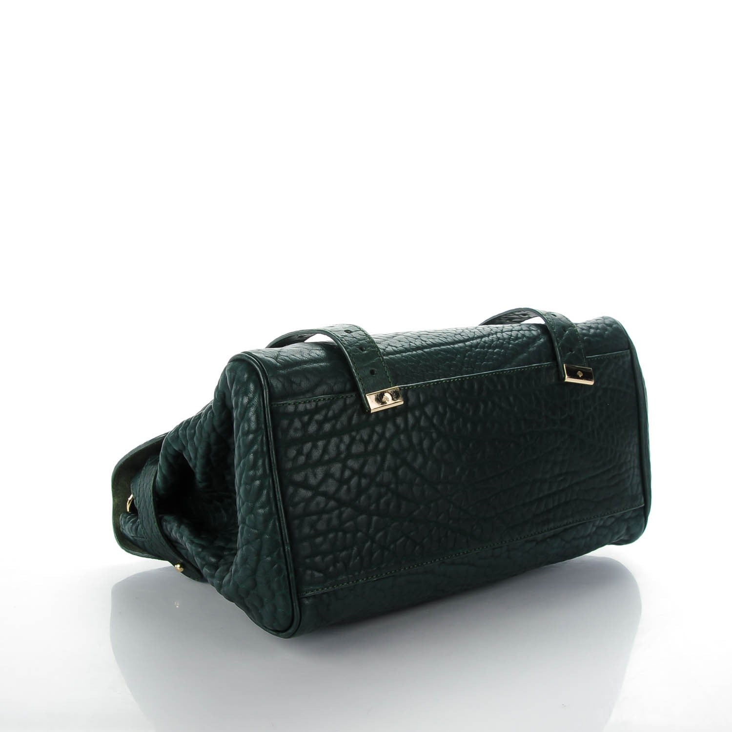Mulberry Shrunken Calfskin Medium Alexa Pheasant Green 4 of 7