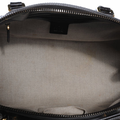 Gucci Monogram Crocodile Web Secret Top Handle Satchel 5 of 7