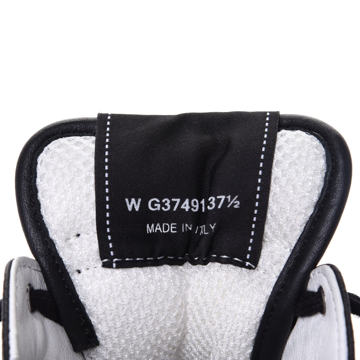 Calfskin Mesh Lycra Suede Womens Logo Sneakers 37.5 Black