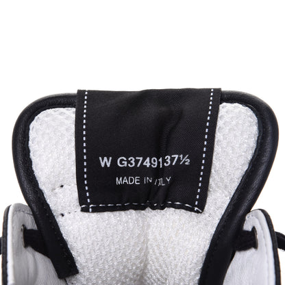 Chanel Calfskin Mesh Lycra Suede Womens Logo Sneakers 37.5 Black 10 of 11