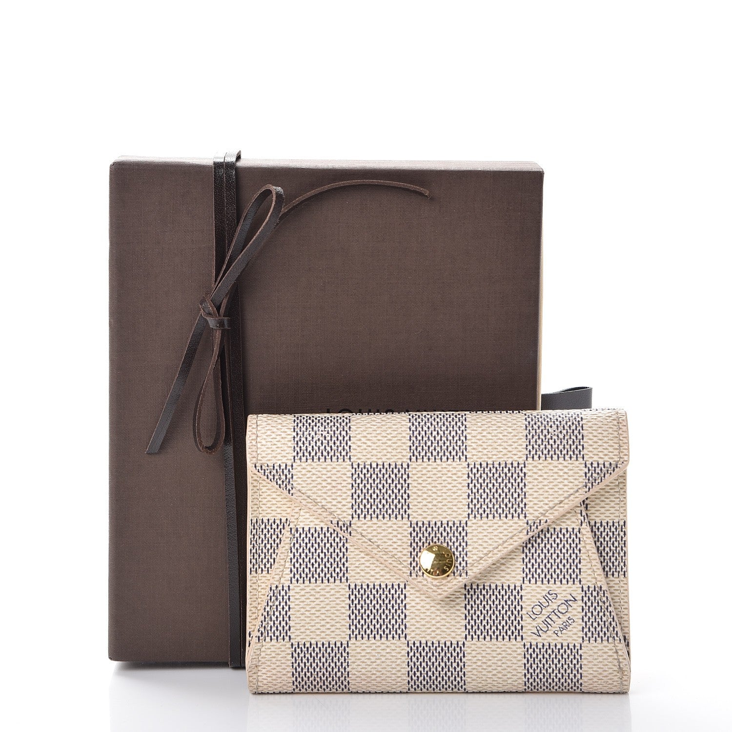 Louis Vuitton Damier Azur Compact Origami Wallet 9 of 9