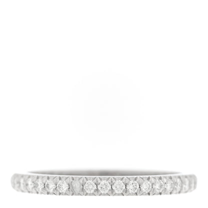 Tiffany Platinum Diamond Soleste Full Eternity Band Ring 50 5.25 1 of 6