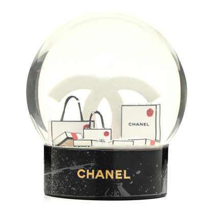 Chanel Glass CC Shopping Bag Snow Globe 1 of 6