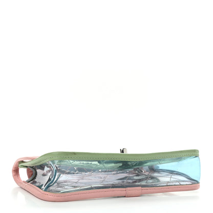 Chanel Lambskin PVC Quilted Mini Coco Splash Flap Blue Green 4 of 10