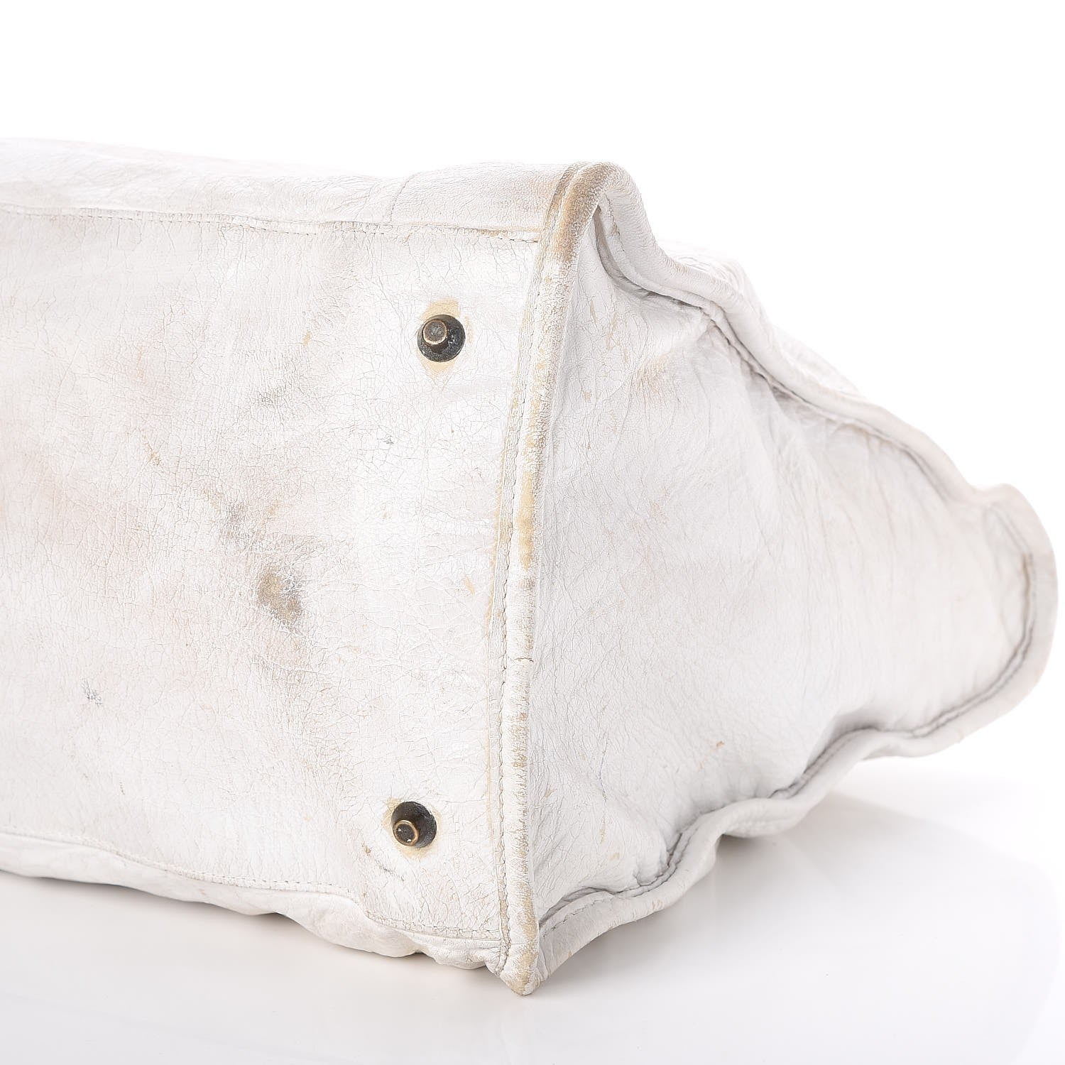 Balenciaga Agneau Classic Hardware Work Bag White 9 of 10