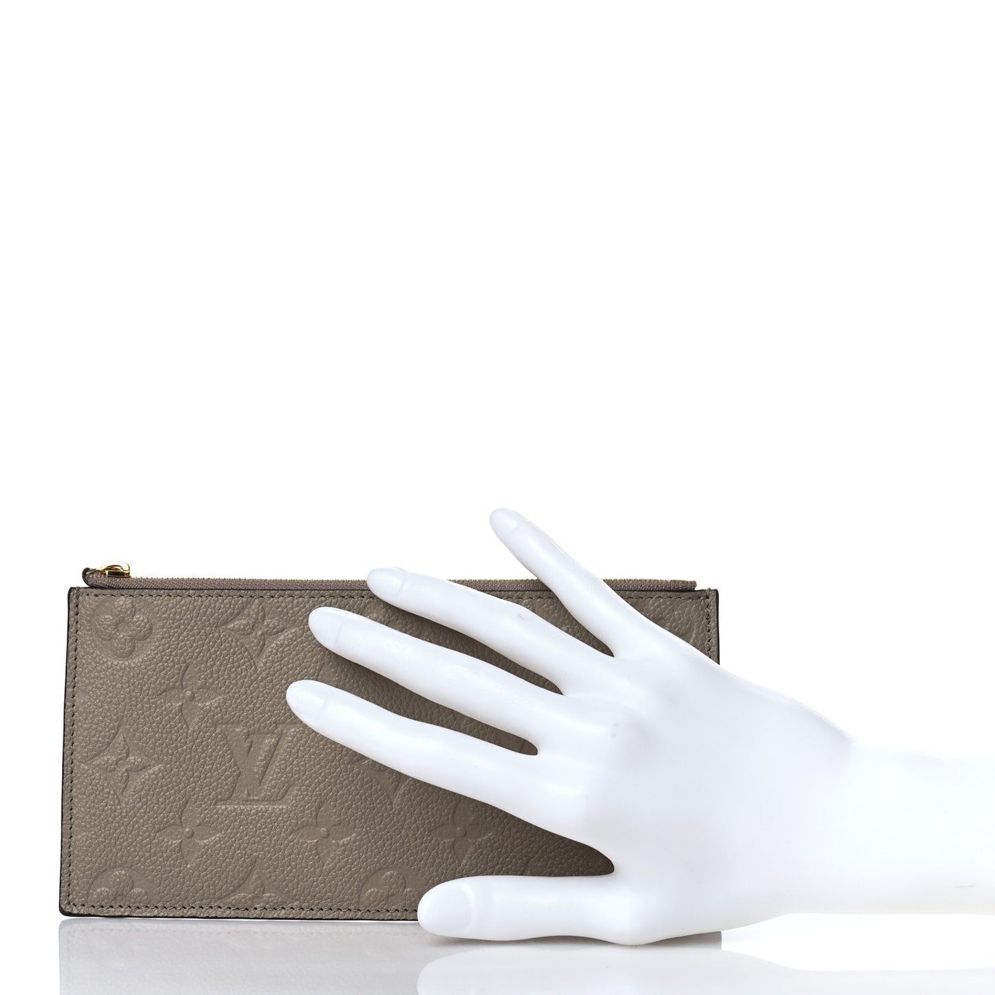 Empreinte Felicie Chain Wallet Zippered Insert Tourterelle