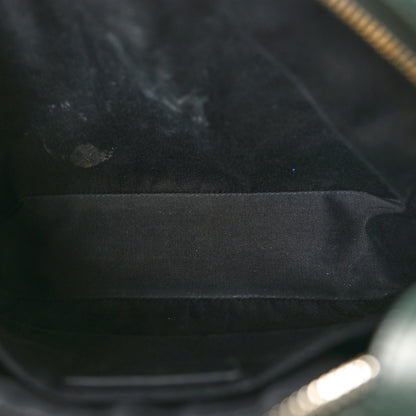 Saint Laurent Calfskin Matelasse Monogram Lou Camera Bag Vert Fonce 5 of 17