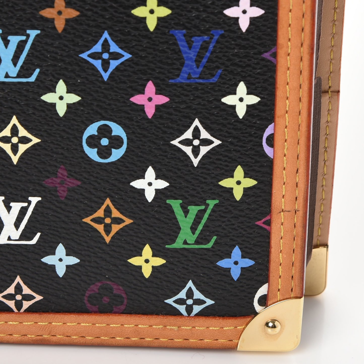 Monogram Multicolor Large Ring Agenda Black
