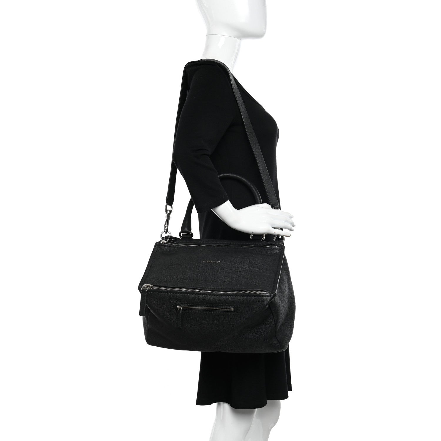 Givenchy Sugar Goatskin Medium Pandora Black 2 of 14