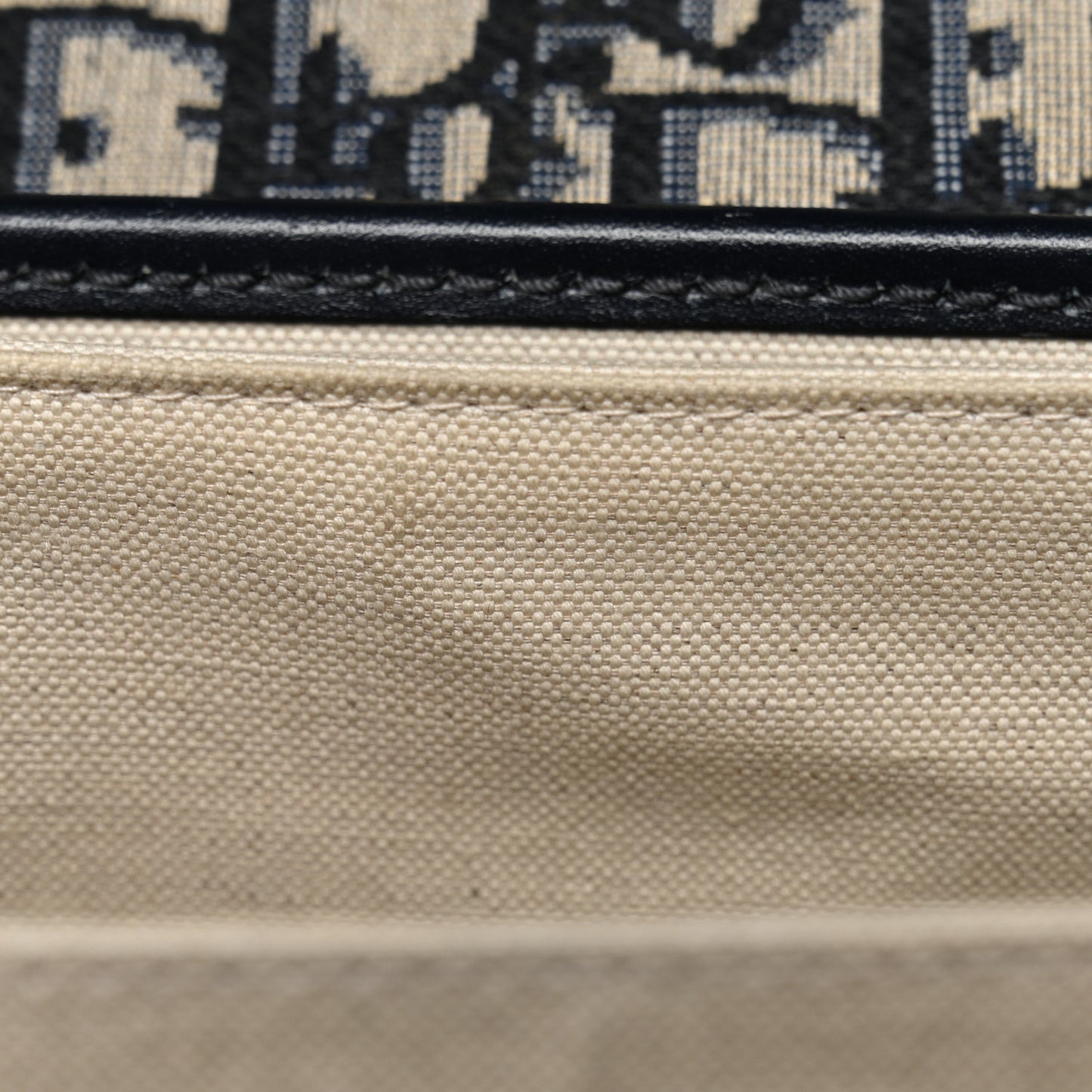 Oblique Square DiorAddict Flap Navy Blue