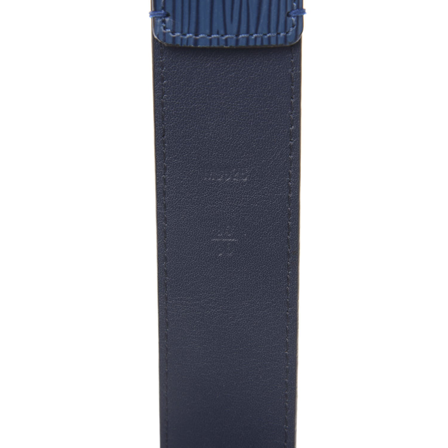 Louis Vuitton Epi Mens 35mm Metropole Belt 90 36 Blue Celeste 3 of 7