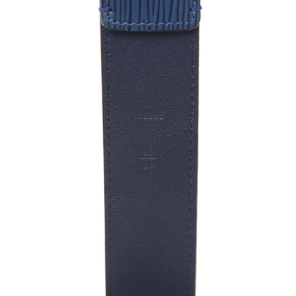 Louis Vuitton Epi Mens 35mm Metropole Belt 90 36 Blue Celeste 3 of 7