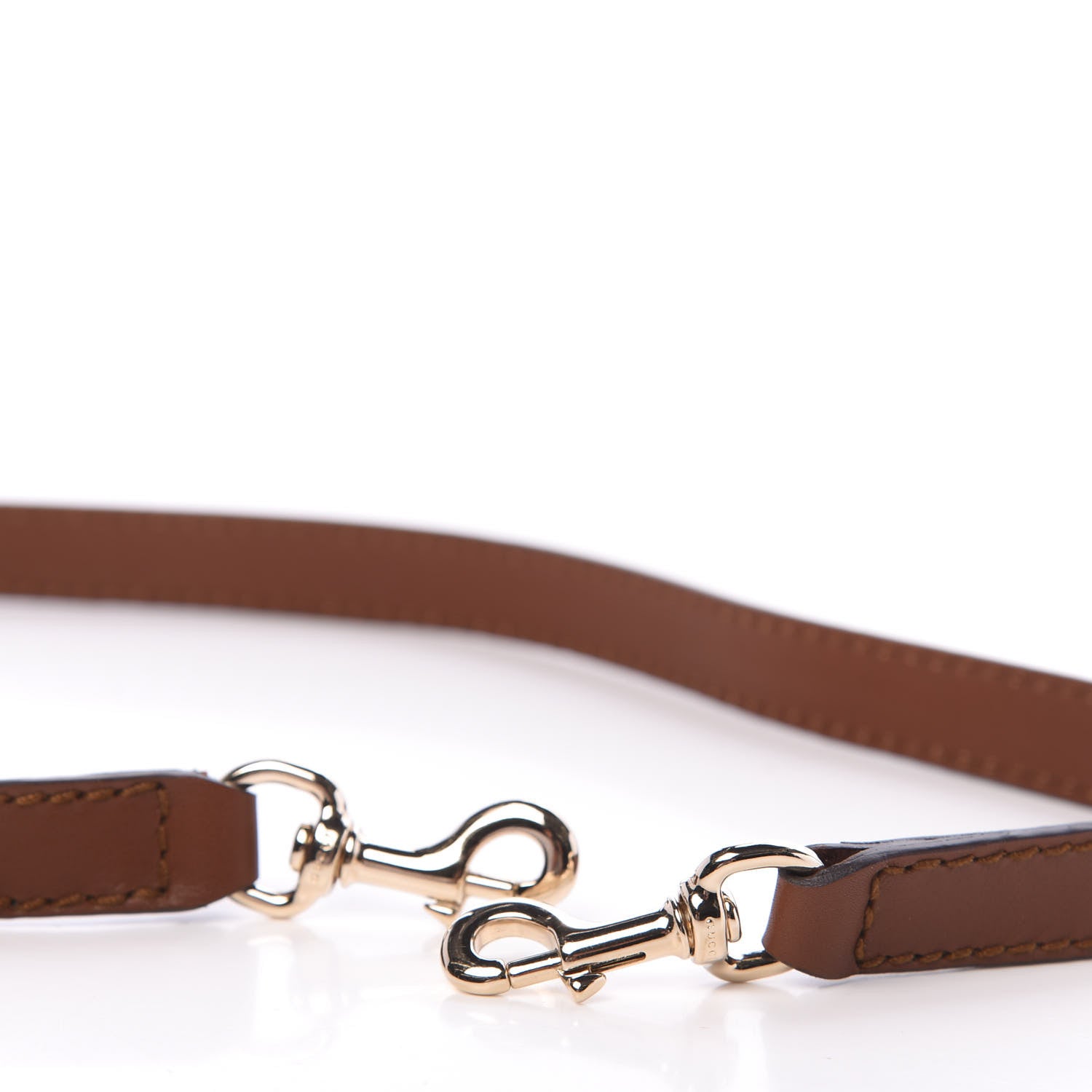 Gucci Calfskin 25mm Shoulder Strap Brown 3 of 3
