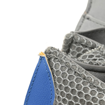 Balenciaga Faux Calfskin Fabric Small Sneakerhead Top Handle Bag Blue Grey 12 of 13
