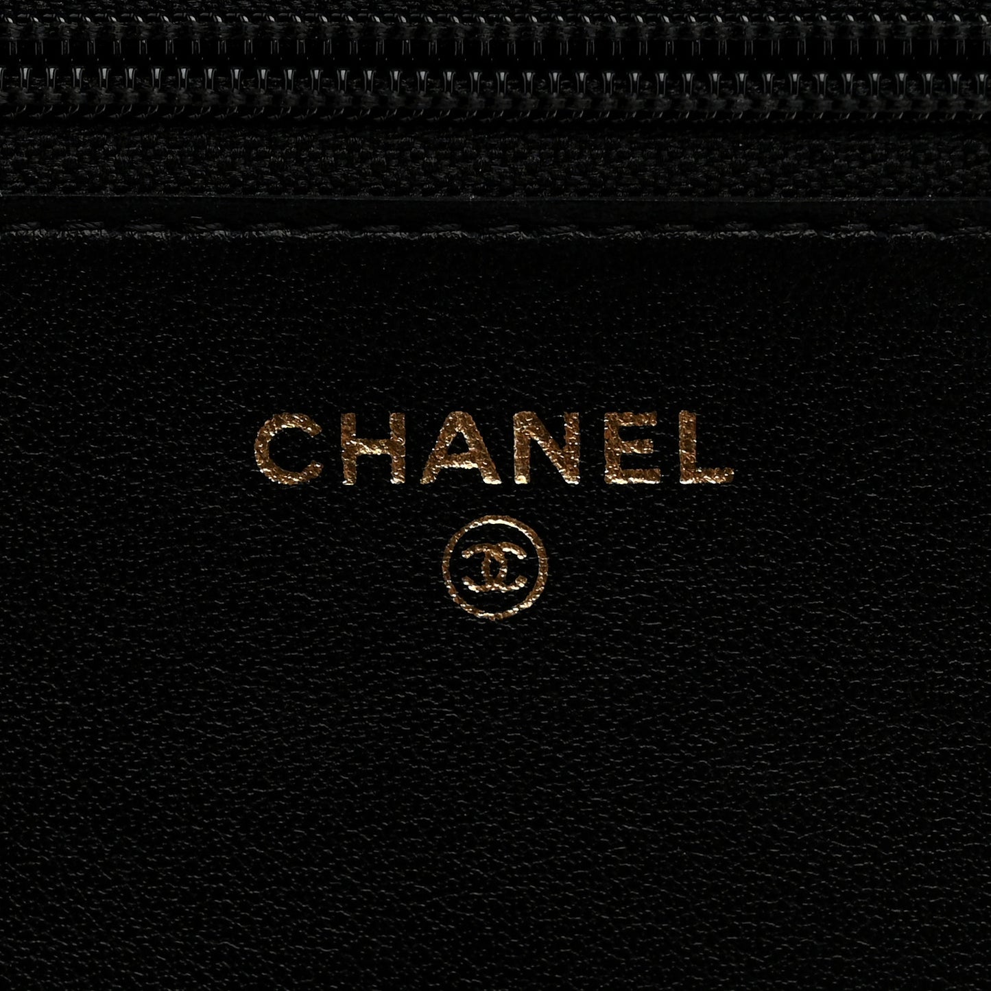 Caviar Quilted Boy Wallet On Chain WOC Black