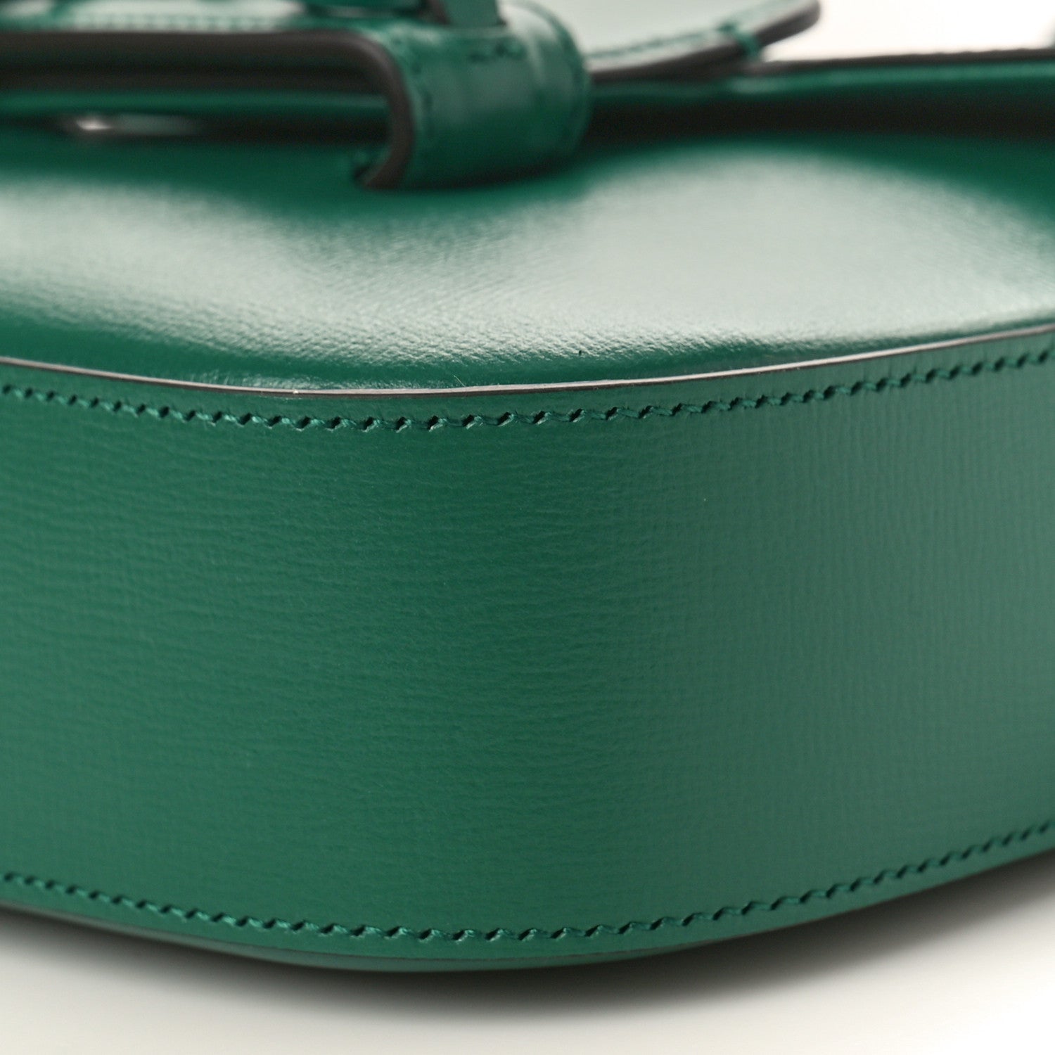 Gucci Azalea Calfskin Web Monochrome Horsebit 1955 Shoulder Bag Emerald 10 of 10