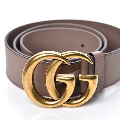 Gucci Calfskin Double G 40mm Belt 85 34 Porcelain Rose 5 of 5