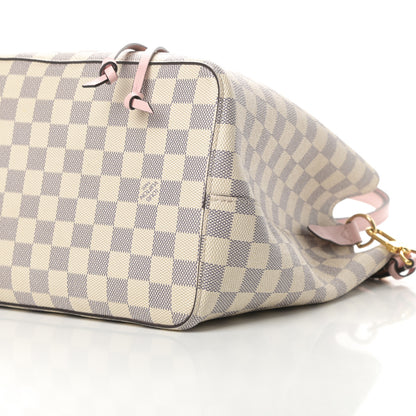 Louis Vuitton Damier Azur Neonoe MM Eau De Rose 11 of 13