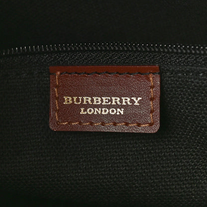 Burberry Haymarket Check Top Handle Crossbody Brown 6 of 8