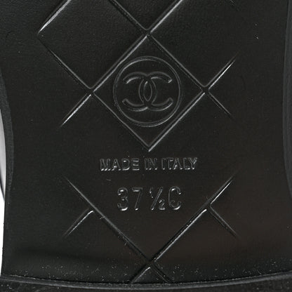 Chanel Lambskin Quilted CC Turnlock Loafers 37.5 Black 8 of 9