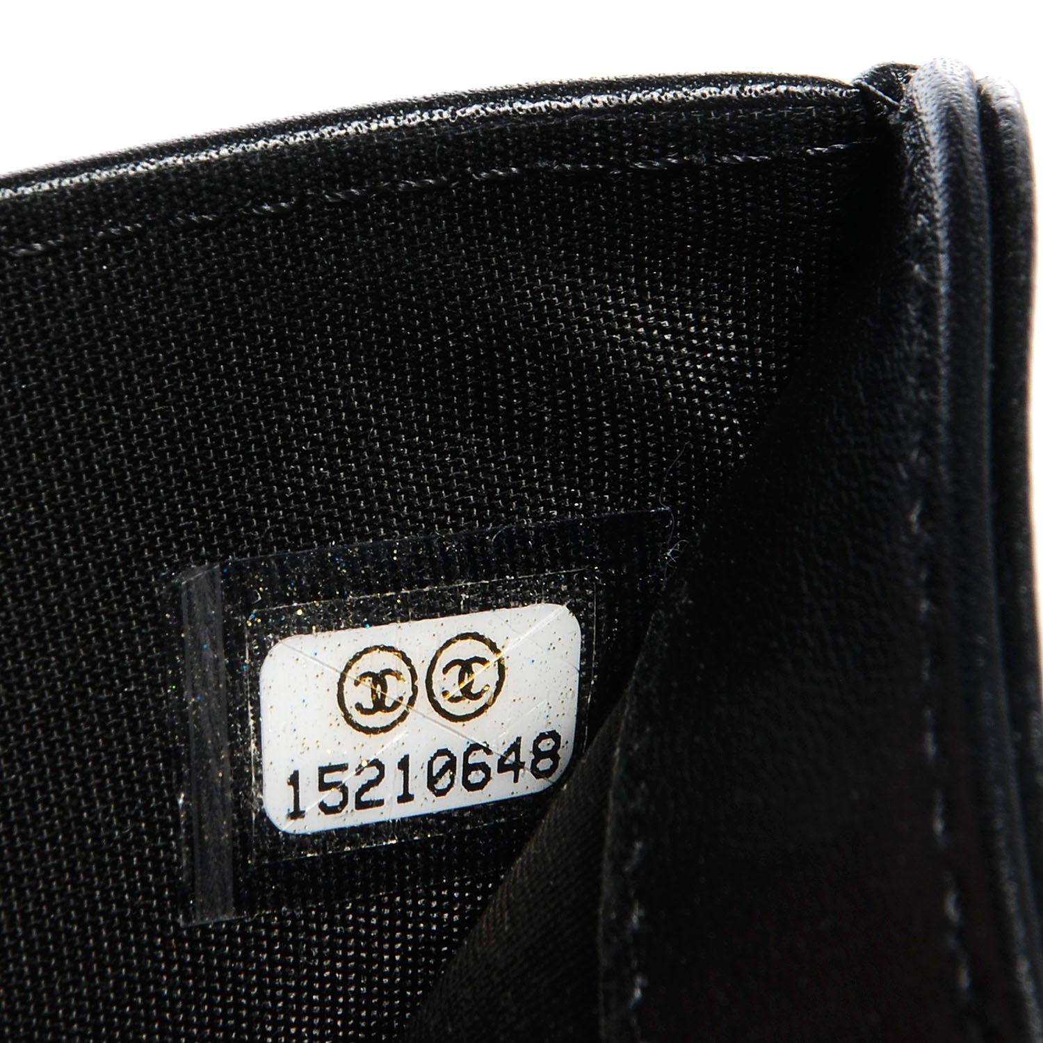 Chanel Caviar Sevruga L-Zip Pocket Wallet Black 9 of 9