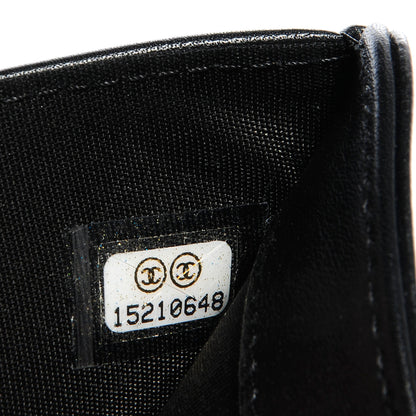 Chanel Caviar Sevruga L-Zip Pocket Wallet Black 9 of 9