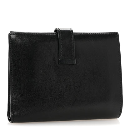 Hermes Evergrain Bearn Compact Wallet Black 3 of 12