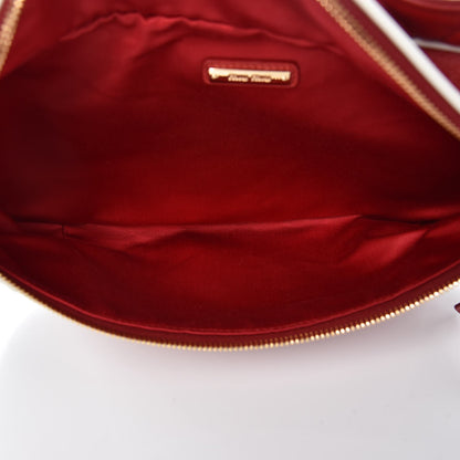 Miu Miu Nappa Matelasse Belt Bag Fuoco Cannella 5 of 7