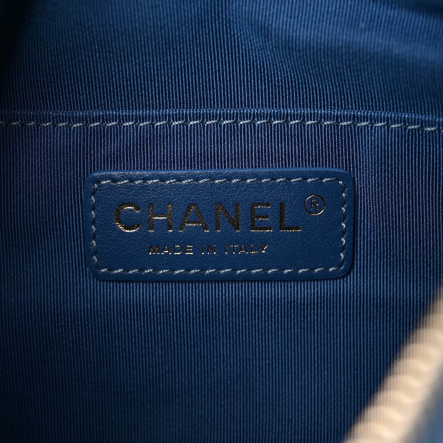 Chanel Lambskin Quilted Bi Waist Bag Pack Blue 6 of 10