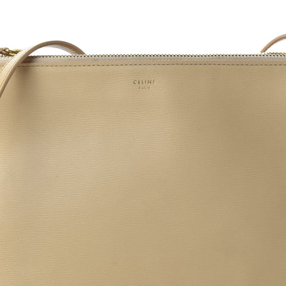 Celine Lambskin Large Trio Crossbody Bag Beige 9 of 9
