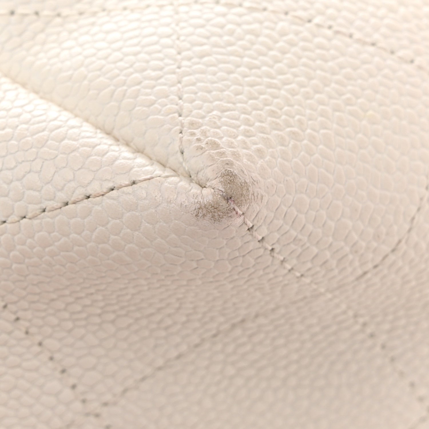 Chanel Caviar Quilted City Walk Hobo White 7 of 14