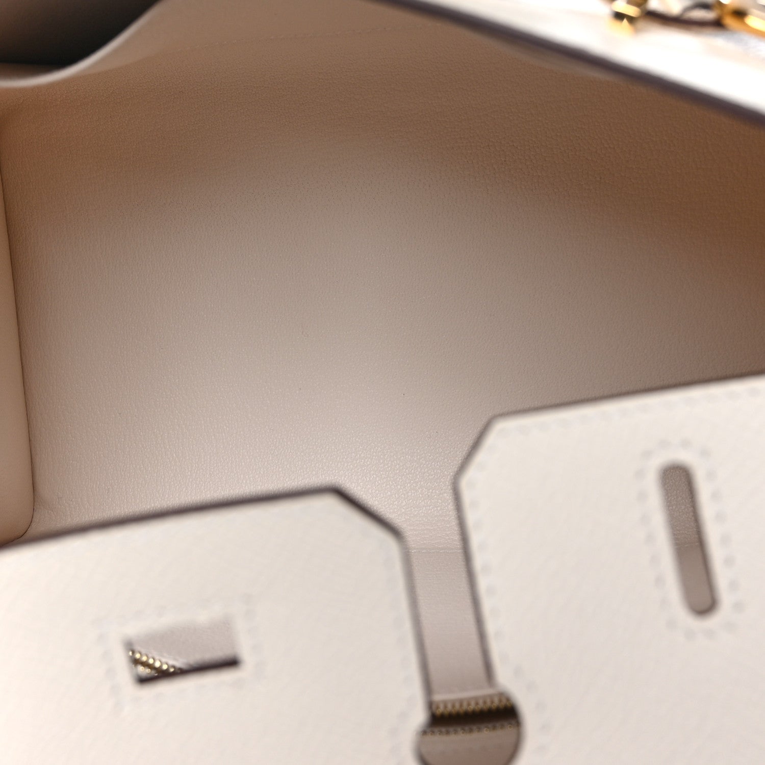 Hermes Epsom Birkin Sellier 25 Nata 5 of 10