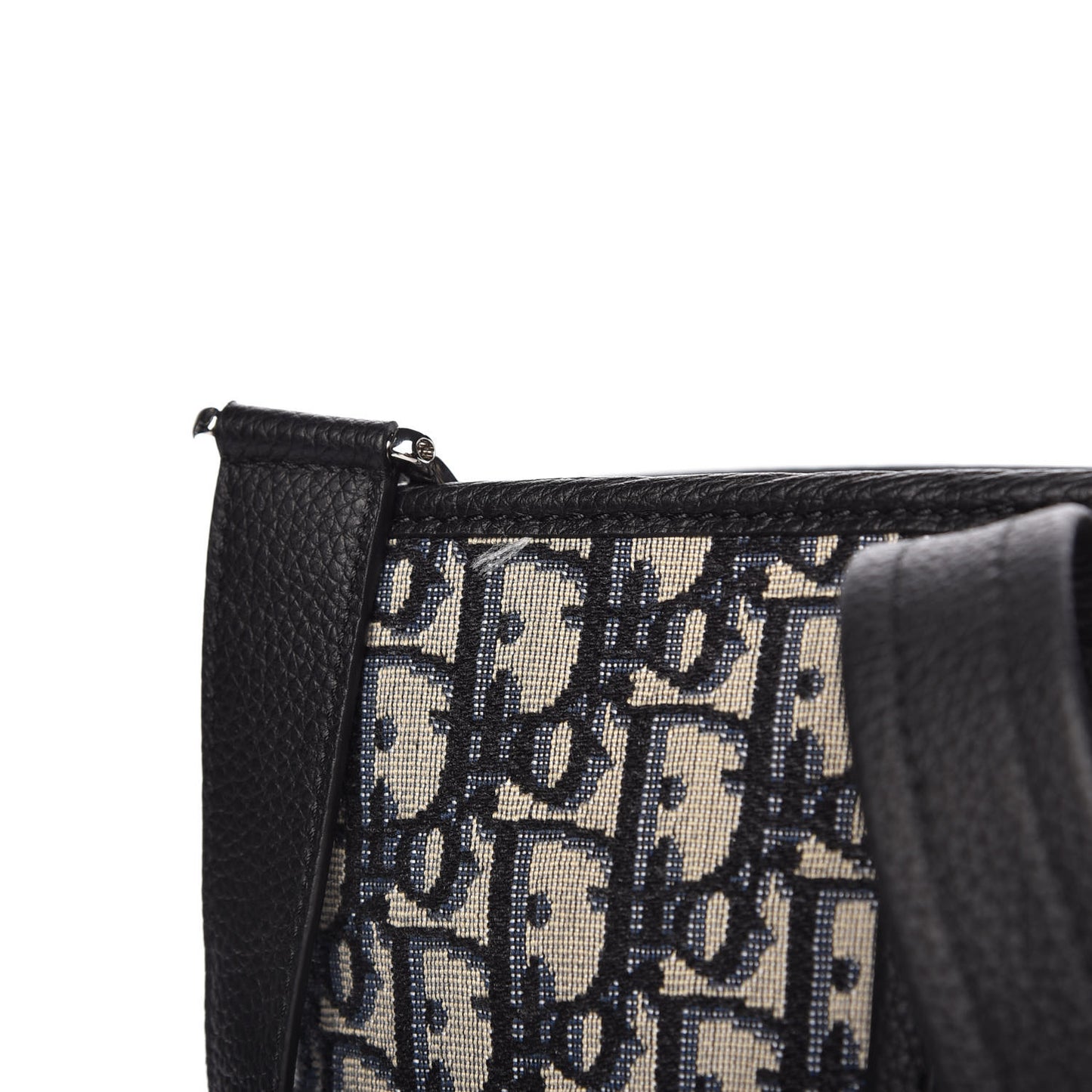 HOMME Oblique Grained Calfskin Tote Blue